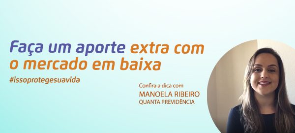 Faça um aporte extra com o mercado em baixa